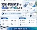 営業・提案資料を構成から作成します 箇条書きや既存資料から伝わる営業資料に仕上げます イメージ1