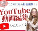 YouTube動画編集いたします YouTubeに使える10分以内の動画編集いたします♪ イメージ1