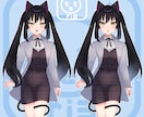 オリジナルの立ち絵描きます SNSで活動で使うキャラクターイラスト制作承ります！！ イメージ4