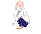 商用利用OK★2色でイラスト描きます シンプル<個性<お洒落　あなただけのイラストをお描きします！ イメージ4