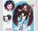IRIAMやTRPGに！立ち絵制作します 生き生きとした魅力的な立ち絵をお描きいたします！ イメージ4