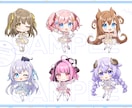 ミニキャラ(SD)イラストお描きします ポップで可愛いデフォルメイラストが好きな方へ！ イメージ9