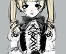 簡易 夢絵 イラストオーダー　承ってます 白黒簡易イラストになっております。 イメージ3