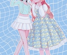 商用利用可！可愛いイラスト絵描きます 絵柄寄せも可◎サムネイル,一枚絵,記念イラスト,など イメージ5