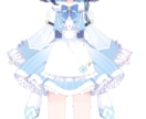 女の子のキャラクターデザイン、衣装デザイン承ります 5頭身～デフォルメ絵柄で制作いたします！ イメージ5