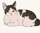 猫ちゃんの愉快な似顔絵を描きます 走り回ってる様なアグレッシブから凛としたおすましまで イメージ7
