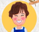 ほんわか似顔絵で印象アップ｜アイコン作成します やさしい印象になる似顔絵アイコン作ります イメージ1