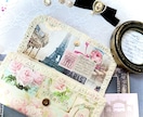 フランス輸入生地で長財布を制作します 特別なプレゼントに。トワルドジュイ、ロリータ、ロココお好みで イメージ3