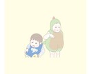 アイコンやヘッダー、似顔絵などゆるかわに描きます "パステルカラーで愛情込めて丁寧にお描きします!!" イメージ3