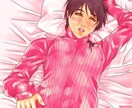 青年男性のイラストを描きます ボーイズラブ作品の表紙、挿絵などに。 イメージ3