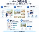 医療・介護・福祉専門の採用サイトを制作します 職場の雰囲気と働き方を伝え、見学・応募しやすい導線を設計 イメージ3