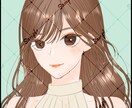 SNSアイコン向け⭐︎女の子のイラスト描きます シンプルだけど目を惹く可愛い女の子を描くことを目指してます✨ イメージ3