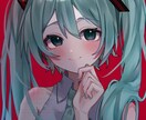早期納品無料★あなただけのイラストお描きします 歌ってみた動画イラスト/ボカロ曲MV動画イラスト等にどうぞ！ イメージ2