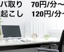 動画、テープの文字起こしを承ります！ます ご依頼いただいた後、早急に対応させて頂きます。 イメージ2
