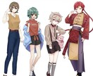 華やかで見栄えのするイラスト制作します ＊TRPG立ち絵、SNSアイコン、グッズ用など柔軟に対応可 イメージ3
