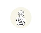 お洒落なSNSアカウント画像作成します 最短２日で作成！１人ポイントカラー背景有りは追加料金無し！ イメージ6