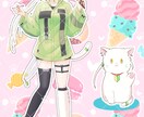 1枚絵や立ち絵のサンプル使用のモデル様募集します 通常より低価格になっています！ イメージ4