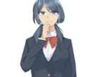 人物イラストなんでも描きます アニメ塗りの簡単な背景のキャラクター絵を早期納品します イメージ7
