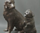 大切なペットの彫刻を制作致します 愛犬などのペットの彫刻を美術品として制作します。 イメージ1
