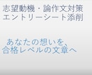 公務員試験ES、論作文、想定問答添削など承ります 元国家公務員がオーダーメイドで対応！お悩み相談もお受けします イメージ2
