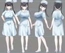 VRoid+Blenderでﾓﾃﾞﾘﾝｸﾞします 持ち込みイラストorｷｬﾗﾃﾞｻﾞ依頼で０から制作もOK！ イメージ8
