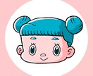 アイコンや広告物に＊ポップなイラストお描きします SNSでの活用や広告物にもオススメ◎ イメージ1
