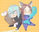 可愛いオリジナルアイコン、ヘッダー描きます 等身、デフォルメどちらでもお受けさせていただきます！ イメージ4