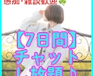 7日間チャットでお話相手になります 電話が苦手な方もお気軽にお声がけください♪ イメージ1