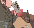 お洒落な似顔絵アイコンを作成します 顔出ししづらいけど個性を出したいメッセージアプリやSNS等に イメージ5