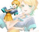 今だけ30%OFF！配信向け立ち絵描きます イラストのパーツ分け、表情差分！！対応可！！ イメージ5