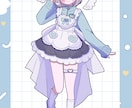 かわいい立ち絵イラストを低価格で描きます TRPG、創作、Vtuber等OK！キャラデザもします！ イメージ3