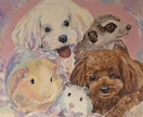 可愛いペットをキャンバスにアクリル絵の具で描きます 大切な家族との思い出を形にしませんか？プレゼントや記念にぜひ イメージ3