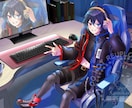 アイコン、一枚絵☆立ち絵、目を引くイラスト描きます サムネ、MV、live2D,YouTube、歌ってみたなども イメージ5