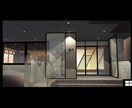 お洒落な建築3DCGパースを制作致します 絵としての魅力・パースとしての説明力の高さを目指します。 イメージ3