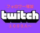 TWITCHフォロワー増やします TWITCHフォロワー増加確実！！！ イメージ2
