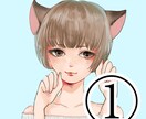 SNSなどのイラストアイコンを描きます ダーク、病み系、ポップなテイストでアイコンを作成します。 イメージ1