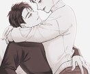 BL・GL百合限定　表紙イラスト・挿絵を描きます 自分のオリジナルBL・GL小説にイラストを添えてみませんか？ イメージ4