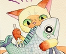 アナログイラストでアイコンを描きます 温かみのある動物のイラストを描きます。 イメージ2