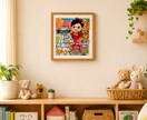 誕生日・七五三・入園祝いの似顔絵お描きします ・お子様の成長記録や、プレゼントにもおすすめ！ イメージ2