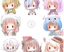デフォルメアイコン制作いたします ペアアイコン、ヘッダー等にも◎2枚目は半額！ イメージ4