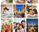家族・記念日：思い出写真をA4サイズにまとめます 飾れて保管もかさばらない。家族の記念、プレゼントにも‼ イメージ1
