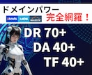３指標を完全網羅！ドメインパワーを上昇させます DR70/DA40/TF40 特別な外部SEO対策 イメージ1