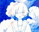 ボールペンイラスト制作します 世界観のあるやわらかな絵が得意です！ イメージ5