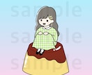 最短翌日♪商用可★アイコン、ゆる似顔絵を描きます SNSアイコンなどに！ゆるいイラストを描きます！ イメージ1