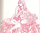 ペン画でのイラスト作成をいたします 車バイクや人物、ペットなどどんなものでもイラストにいたします イメージ2