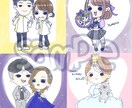 超ゆるゆるな似顔絵描きます SNSやブログにも！低価格でお描きします！ イメージ5
