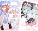 ラフ提出なし！かわいいイラストお描きします OC・VTuberさん向け、優しくて可愛い1枚を！ イメージ2