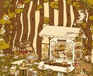 自然豊かな動物たちの日常をテーマに描きます 細かく描かれた温かいキャラクターの日常を描きます イメージ1