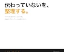 伝わっていないを整理 ｜3日でサイト診断します 良いものなのに、その魅力がサイトで伝わっていない イメージ1