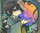 ゆるい和風なアイコン用イラスト描きます どこか和風、かつゆるい感じのバストアップアイコンを描きます。 イメージ3